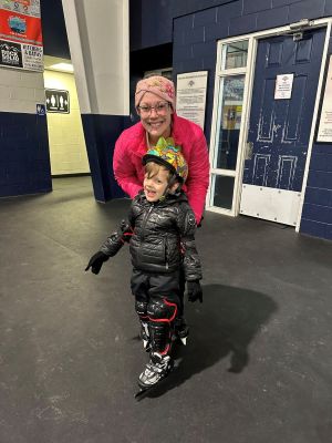 patient with son post surgery