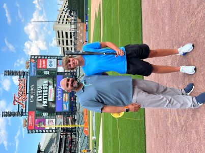Patient and His Surgeon Swing for the Fences in Home of the Detroit Tigers