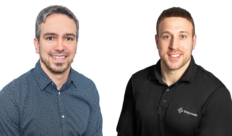 Marcus Schillaci AT, ATC, CSCS, manager of Sports Performance and Rehab, and Derek VandenBosch CSCS, strength coach for Sports Performance and Rehab